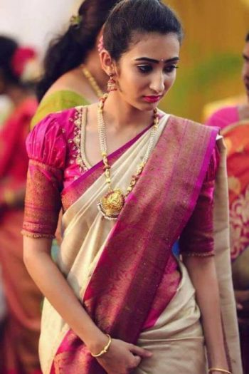 30 Unique Pattu Saree Blouse Designs Traditional Indian Saree