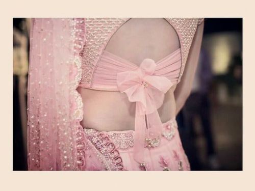 10 Heavily Embellished Bridal Blouse Back Neck Designs